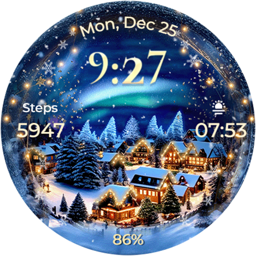 Animated North Pole Christmas icon