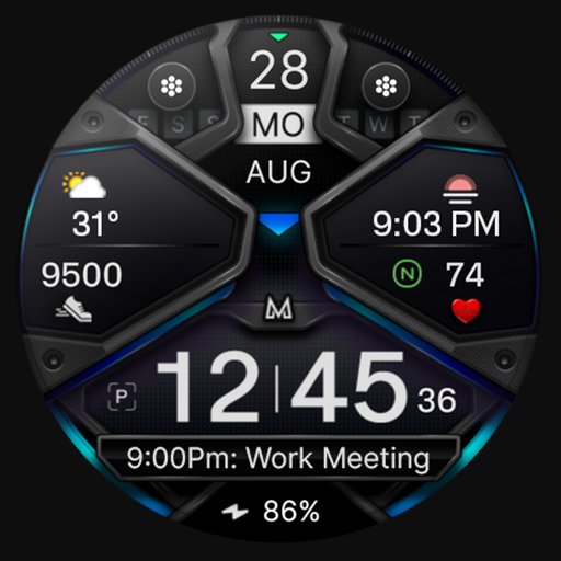 MD326 3D Modern Watch Face icon