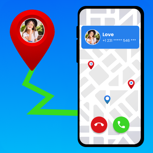 Phone Number Location icon