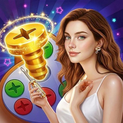 Wood Screw Lovely Puzzle icon