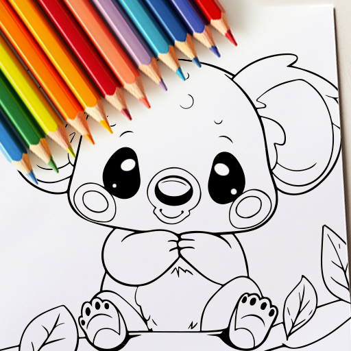 Fun Coloring Book Drawing icon