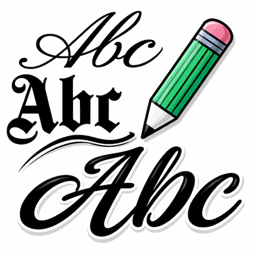 xCanvas: Font lettering design icon