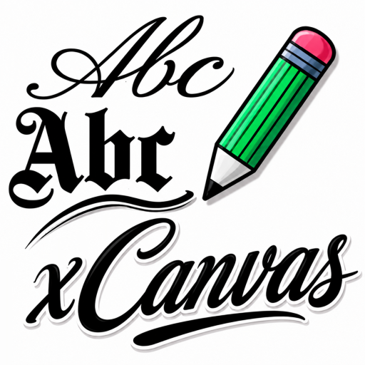 xCanvas — Tattoo Font Designer icon