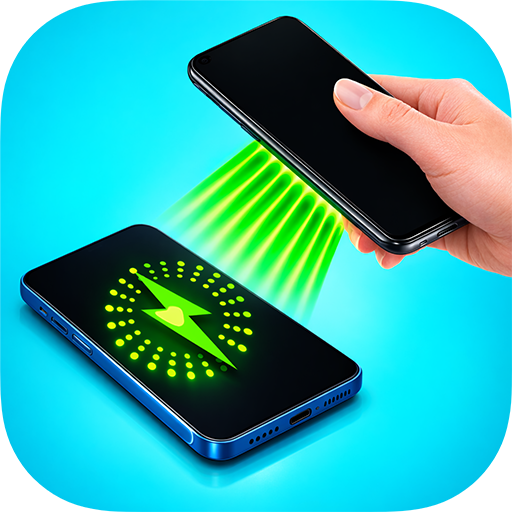 Wireless charge Phone to Phone icon