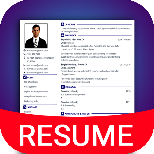 Resume - Intelligent CV maker icon