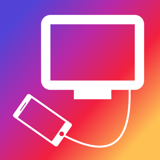 Phone to TV HDMI USB-C MHL icon