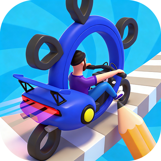 Draw Monowheel 3D icon