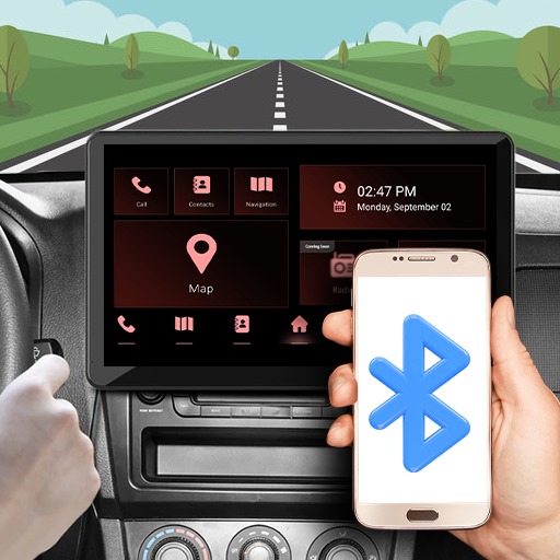 Car Connect & dashboard icon