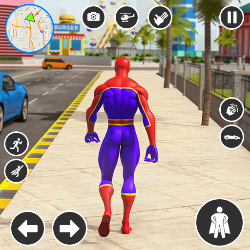 Spider Robot Hero Car Games icon